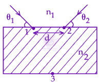 JEE Main 2025 Physics, Ray Optics — question figure