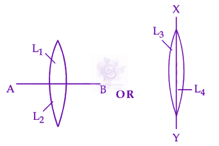 JEE Main 2025 Physics, Ray Optics — question figure