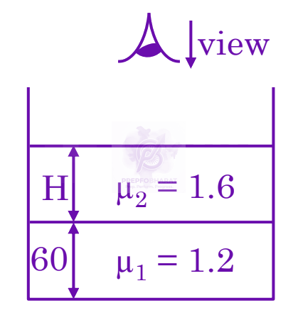 JEE Main 2025 Physics, Ray Optics — solution figure