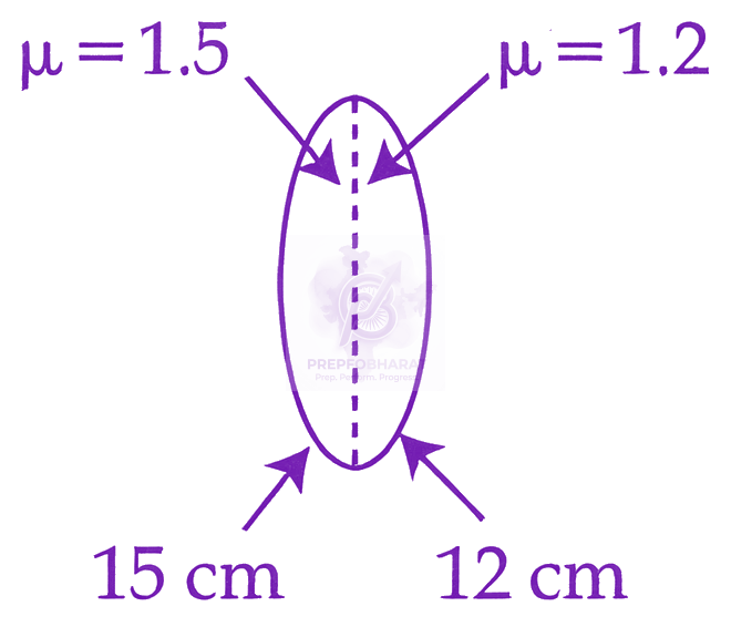 JEE Main 2026 Physics, Ray Optics — question figure