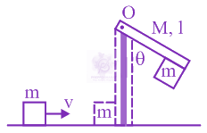 JEE Main 2020 Physics, Rotational Motion — question figure