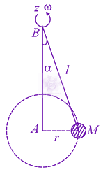 JEE Main 2021 Physics, Rotational Motion — question figure