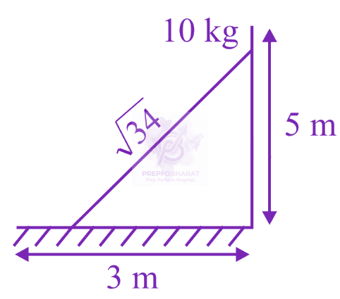 JEE Main 2022 Physics, Rotational Motion — question figure