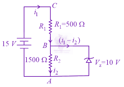 JEE Main 2018 Physics, Semiconductors — solution figure