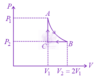 JEE Main 2021 Physics, Thermodynamics — question figure