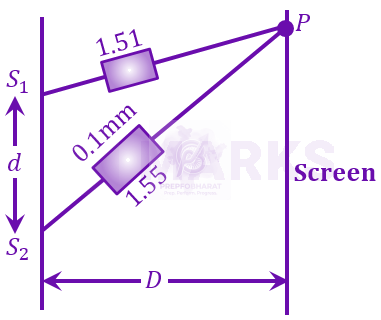 JEE Main 2023 Physics, Wave Optics — question figure
