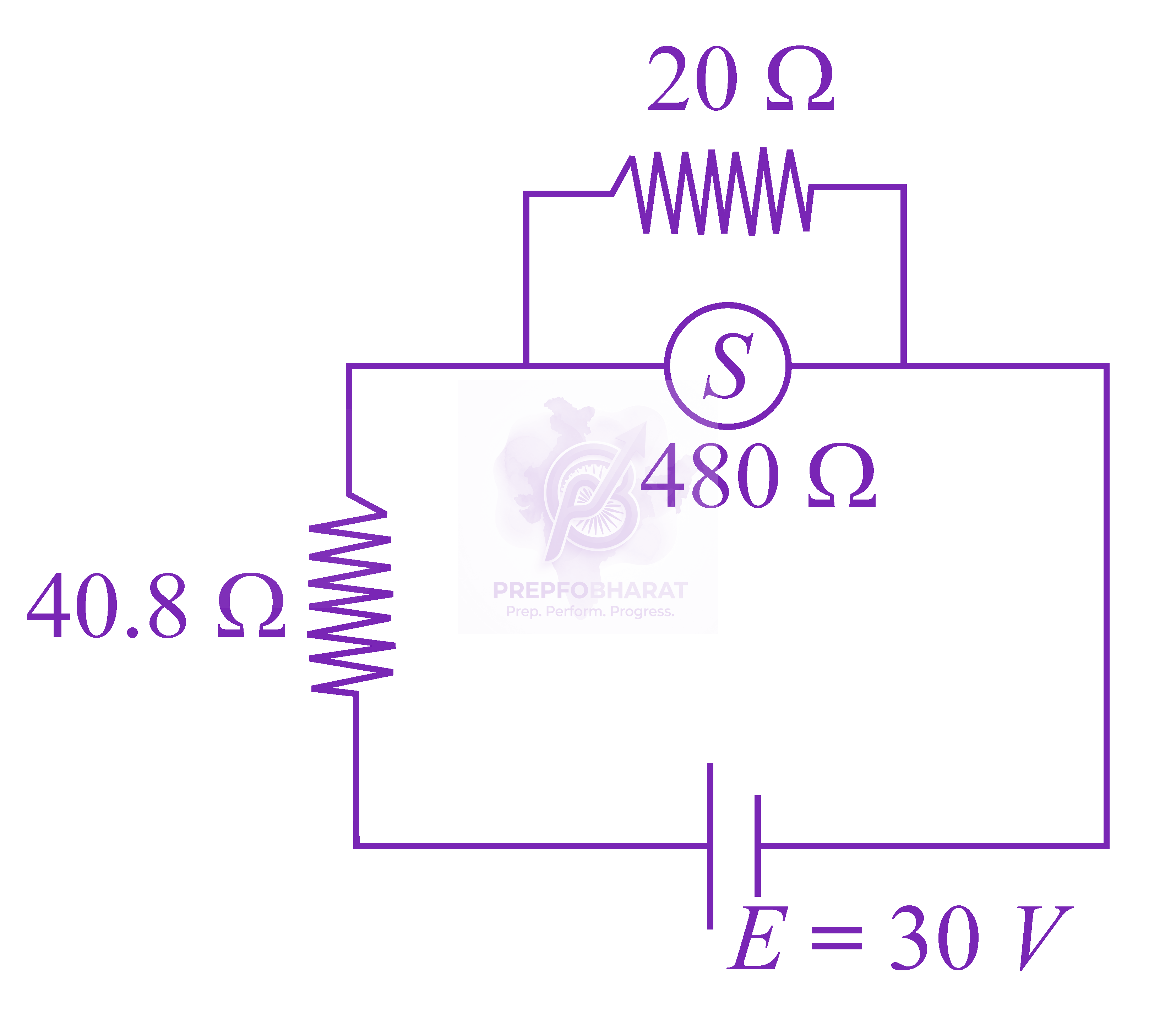 NEET 2015 Physics, Current Electricity — solution figure