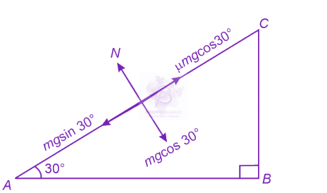 NEET 2023 Physics, Laws of Motion — solution figure