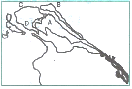 Geography question diagram