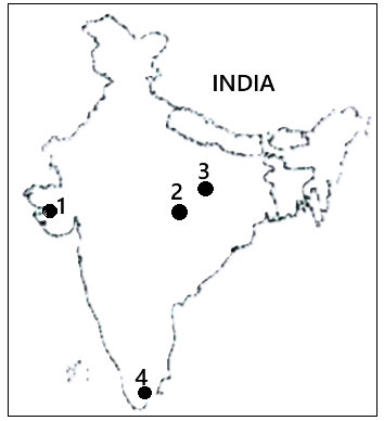 Geography question diagram