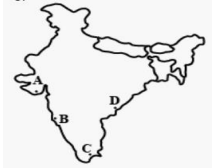 Geography question diagram