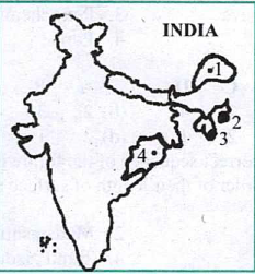 Geography question diagram