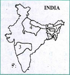 Geography question diagram