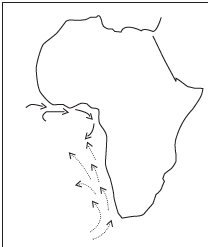 Geography question diagram