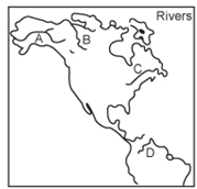 Geography question diagram