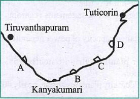 Geography question diagram