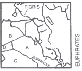 Geography question diagram